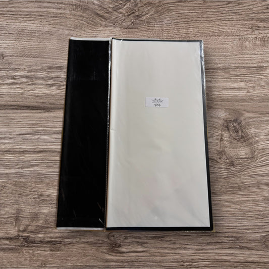 Solid Rim Floral Paper