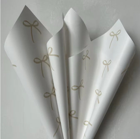 Aesthetic Bows Floral Paper 🎀